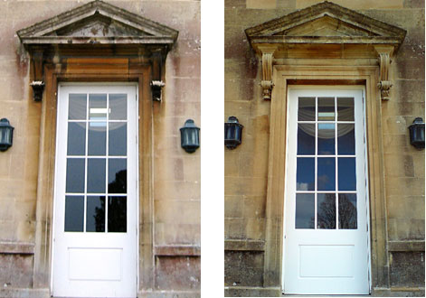 doorways at Bath spa university