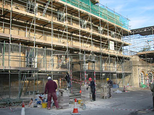 bath spa main house being repaired by Minerva