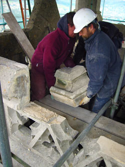 stone repairs by Minerva Conservation